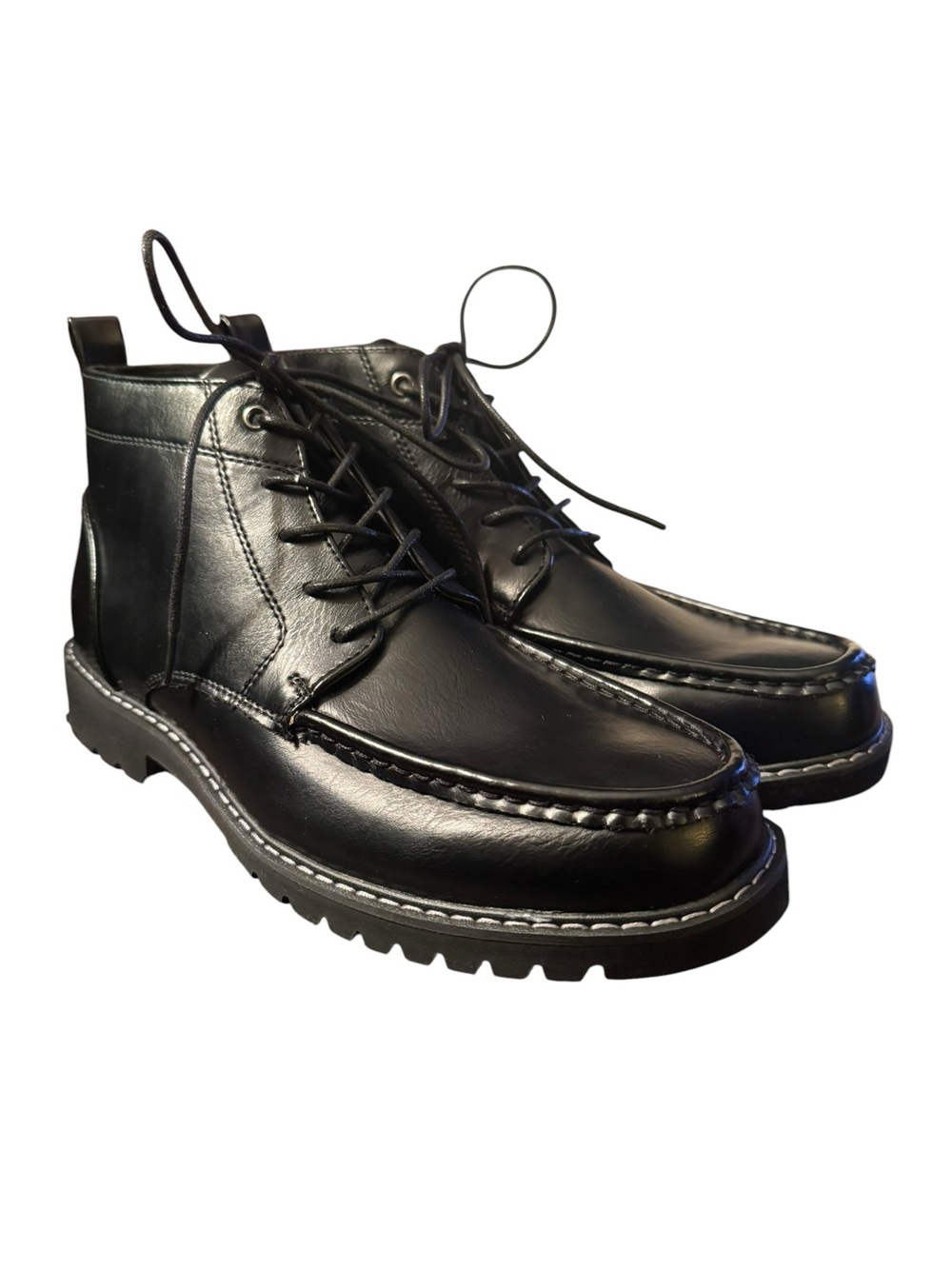 Rockport Men’s Black Chukka Boots Lace Up Comfort Casual Workwear Size 8.5